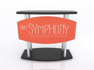 SYMOP-411 Portable Counter w/ Shelves