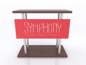 SYMOP-412 Portable Counter w/ Shelves