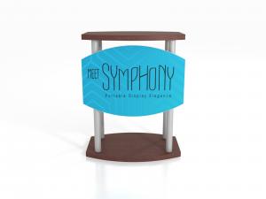 SYMOP-415 Portable Counter w/ Shelves